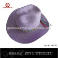 Chapéu de cowboy roxo barato com renda